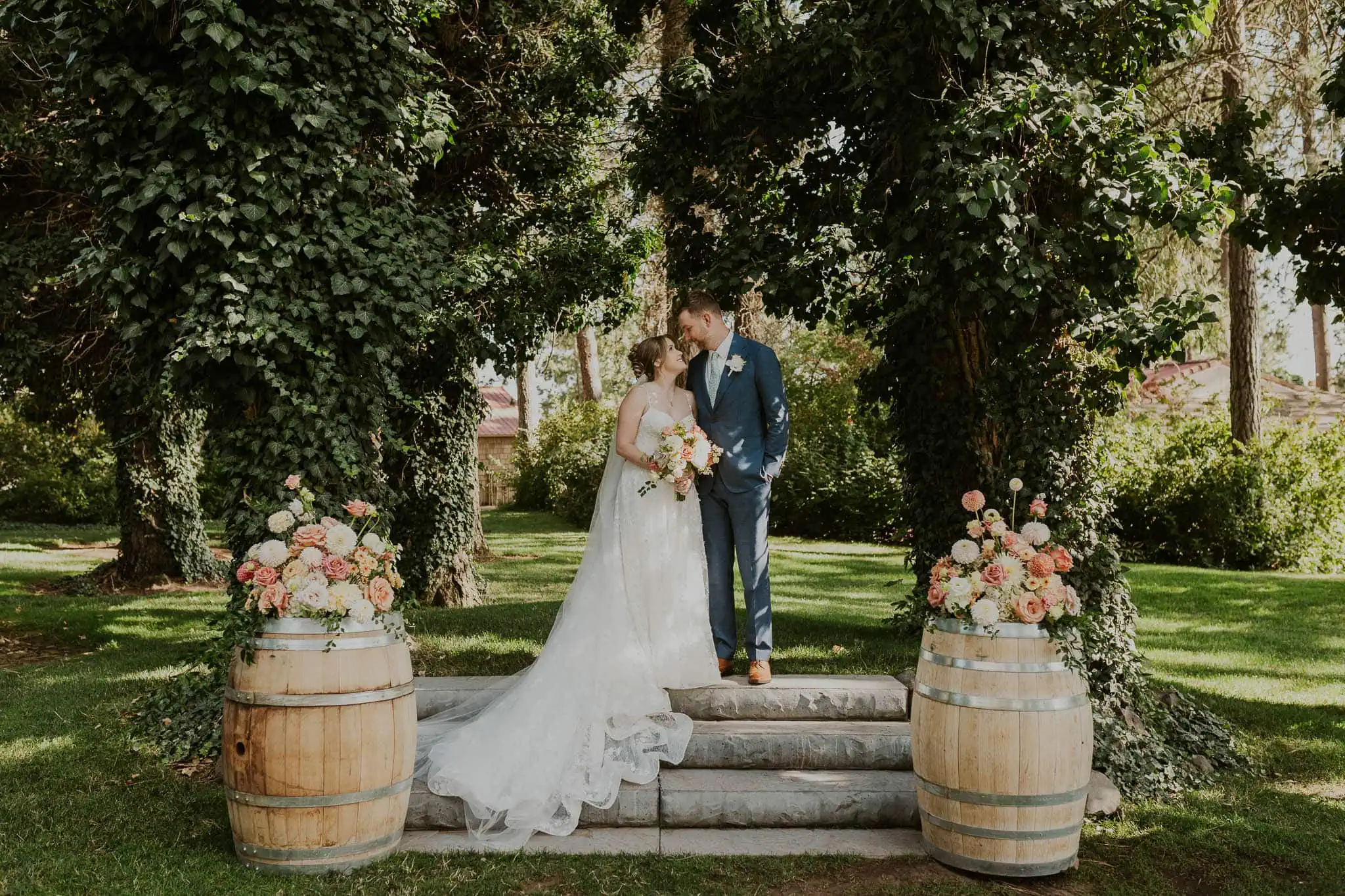 ceremony at the enchanted forest arbor crest