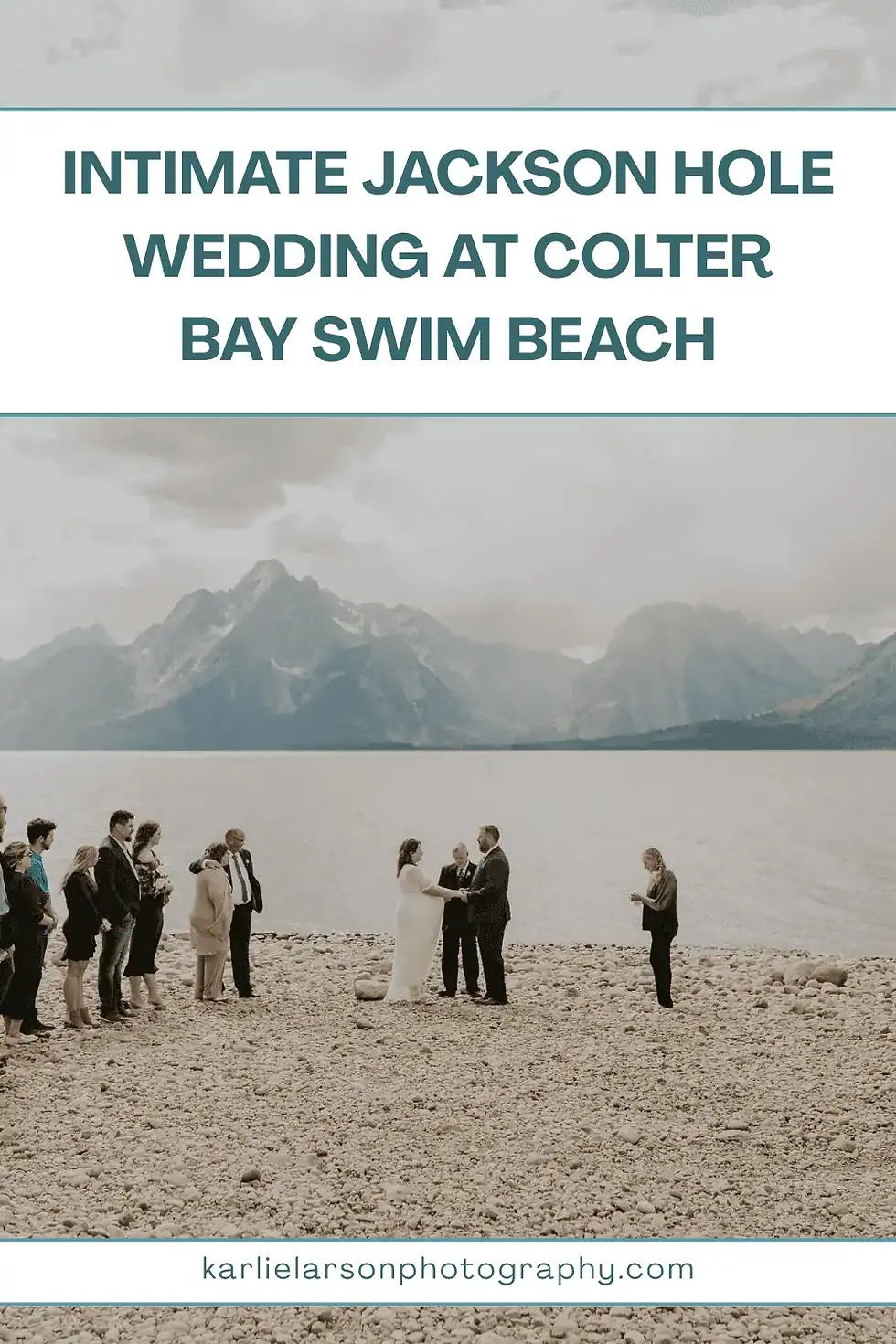 pinterest pin graphic for grand teton elopement