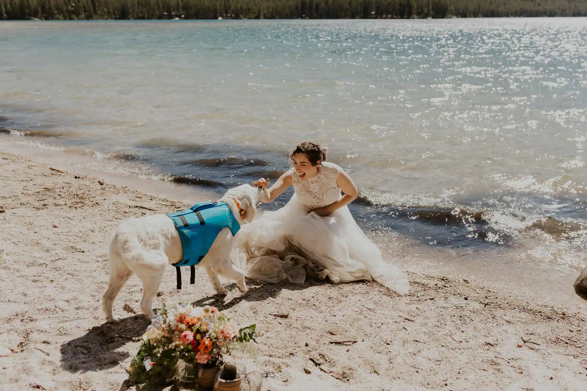 pettit lake elopement idaho