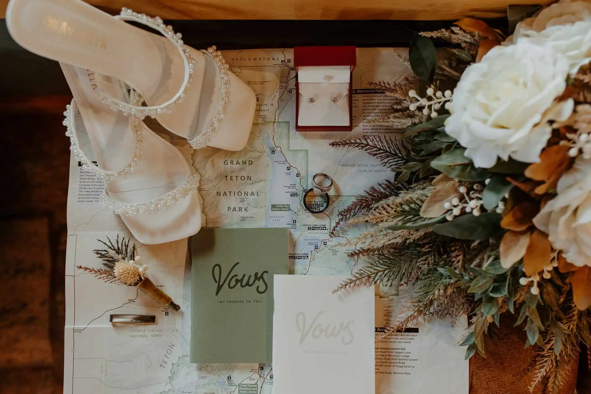 grand teton national park wedding detail photo 