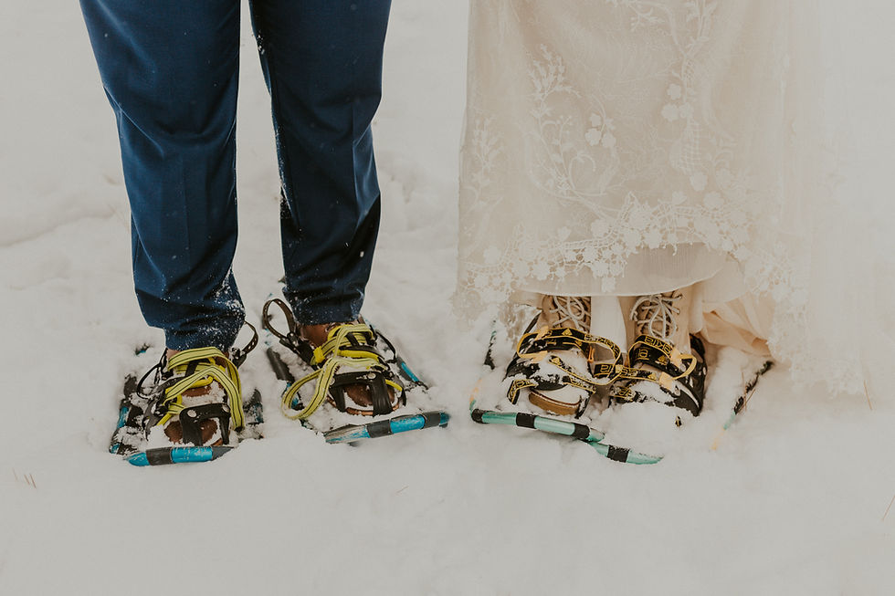 winter wonderland elopement in mccall idaho winter bridals