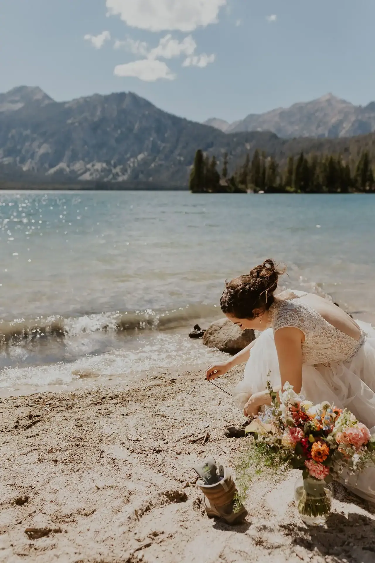 pettit lake idaho elopement