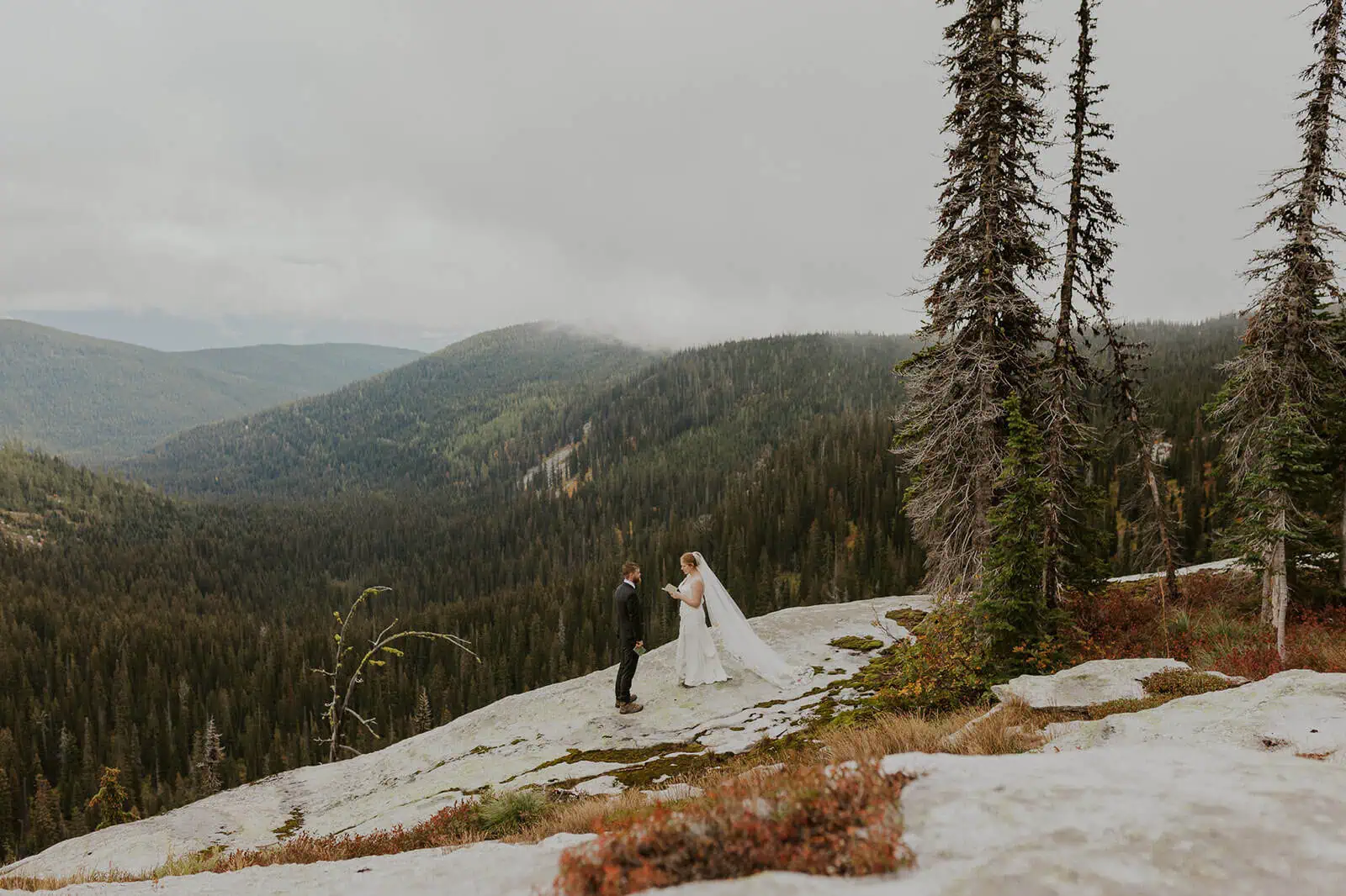 private vows in the mountains of idaho