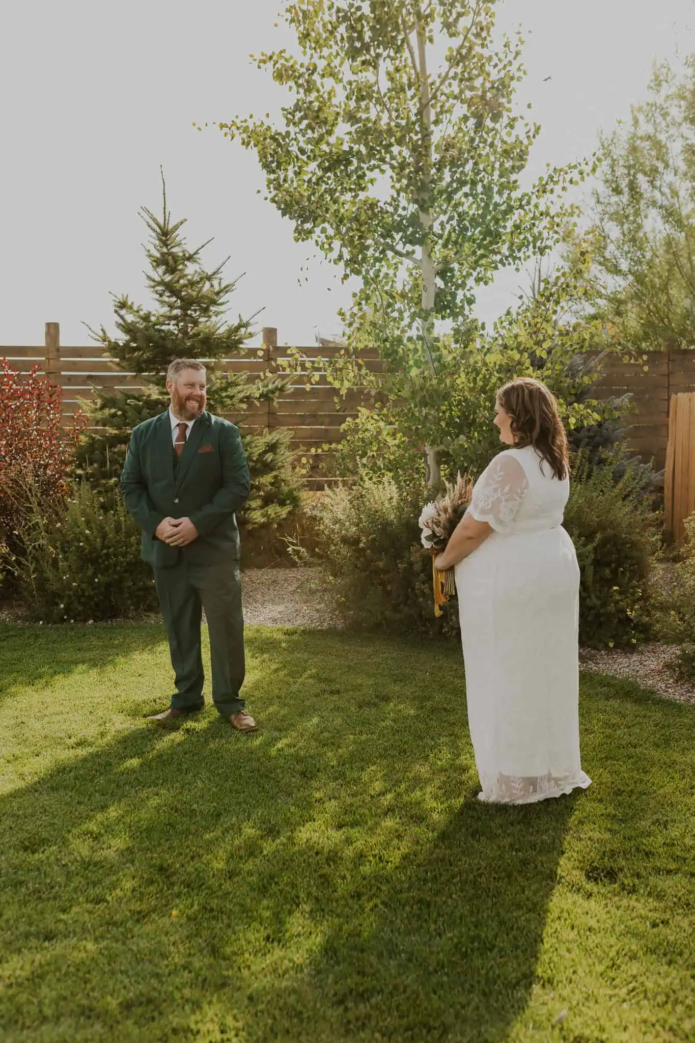 first look in the backyard in idaho