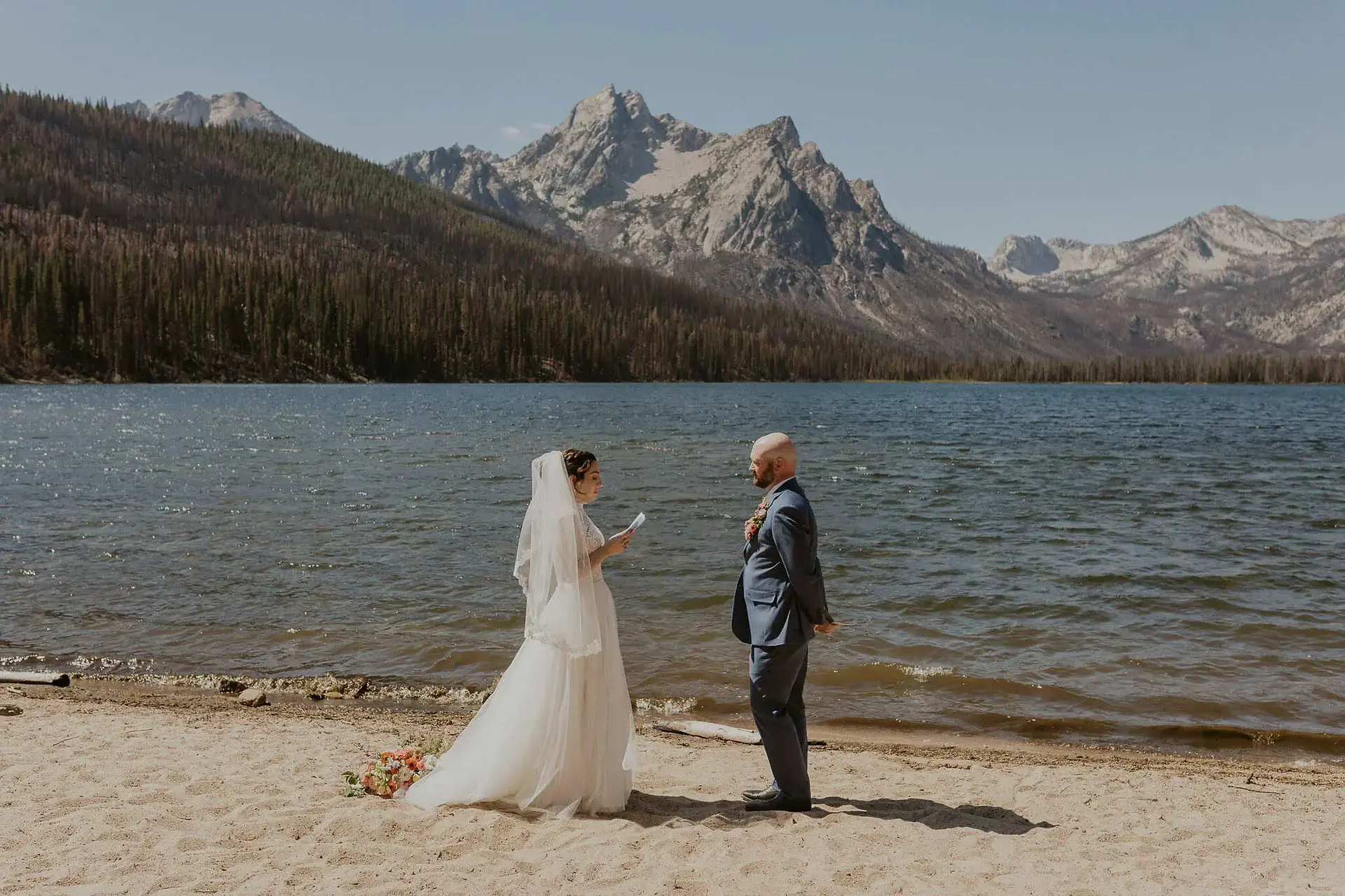 elopement at stanley lake idaho