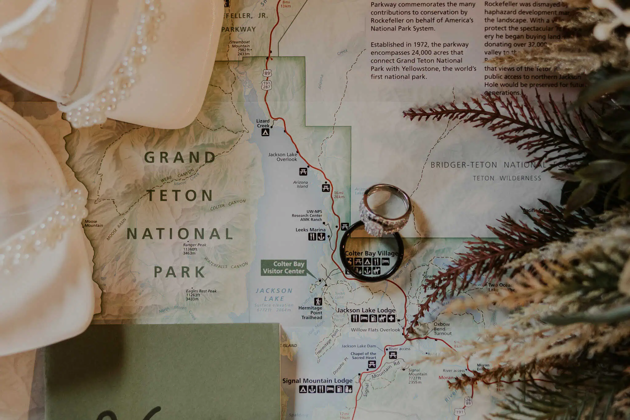 grand teton national park wedding detail photo 
