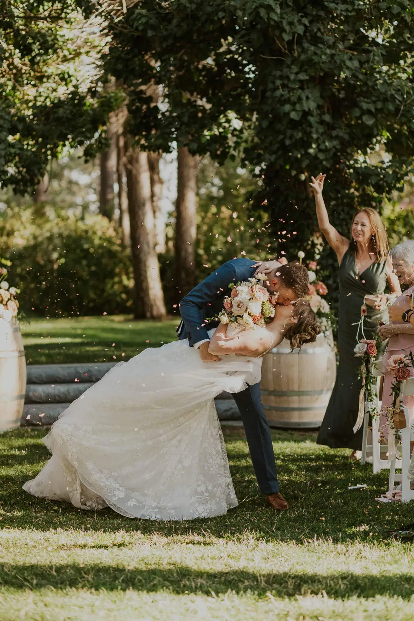 ceremony at the enchanted forest arbor crest