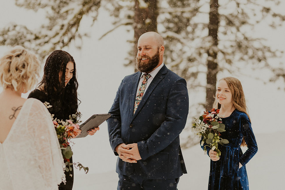winter wonderland elopement in mccall idaho