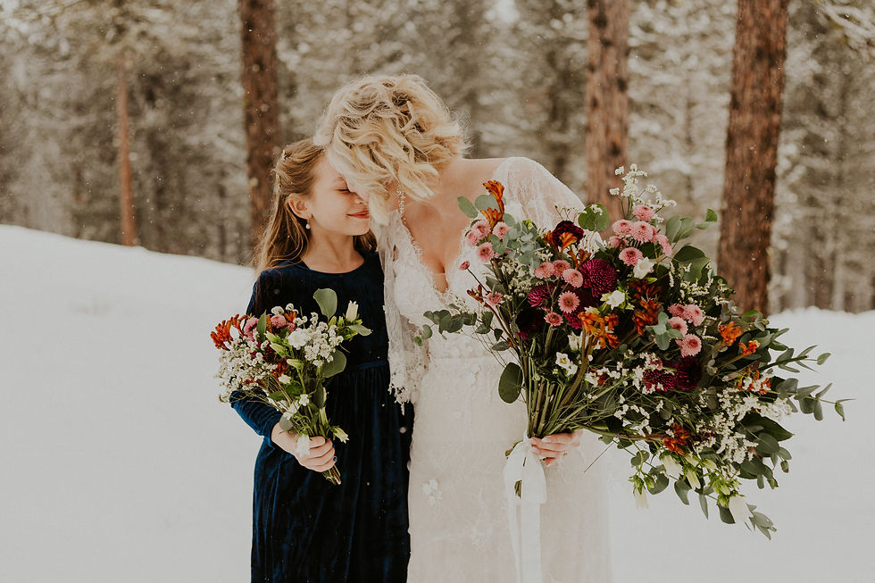 winter wonderland elopement in mccall idaho