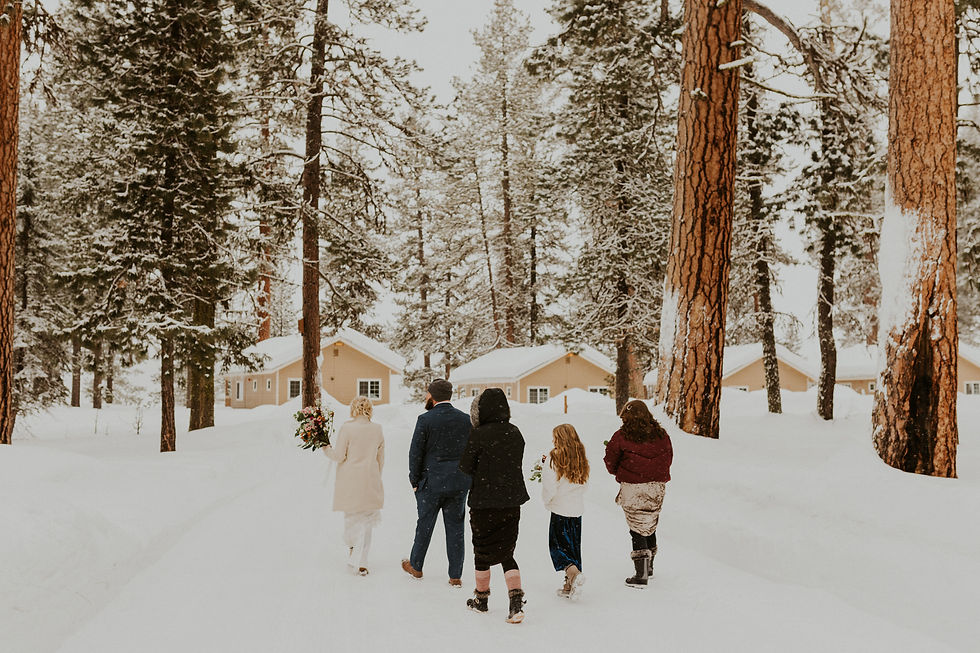 winter wonderland elopement in mccall idaho