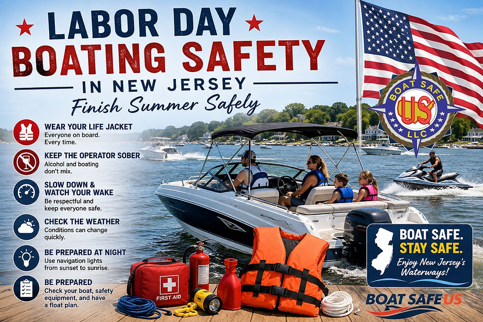 Labor Day Boating Safety in New Jersey: Finish Summer Safely