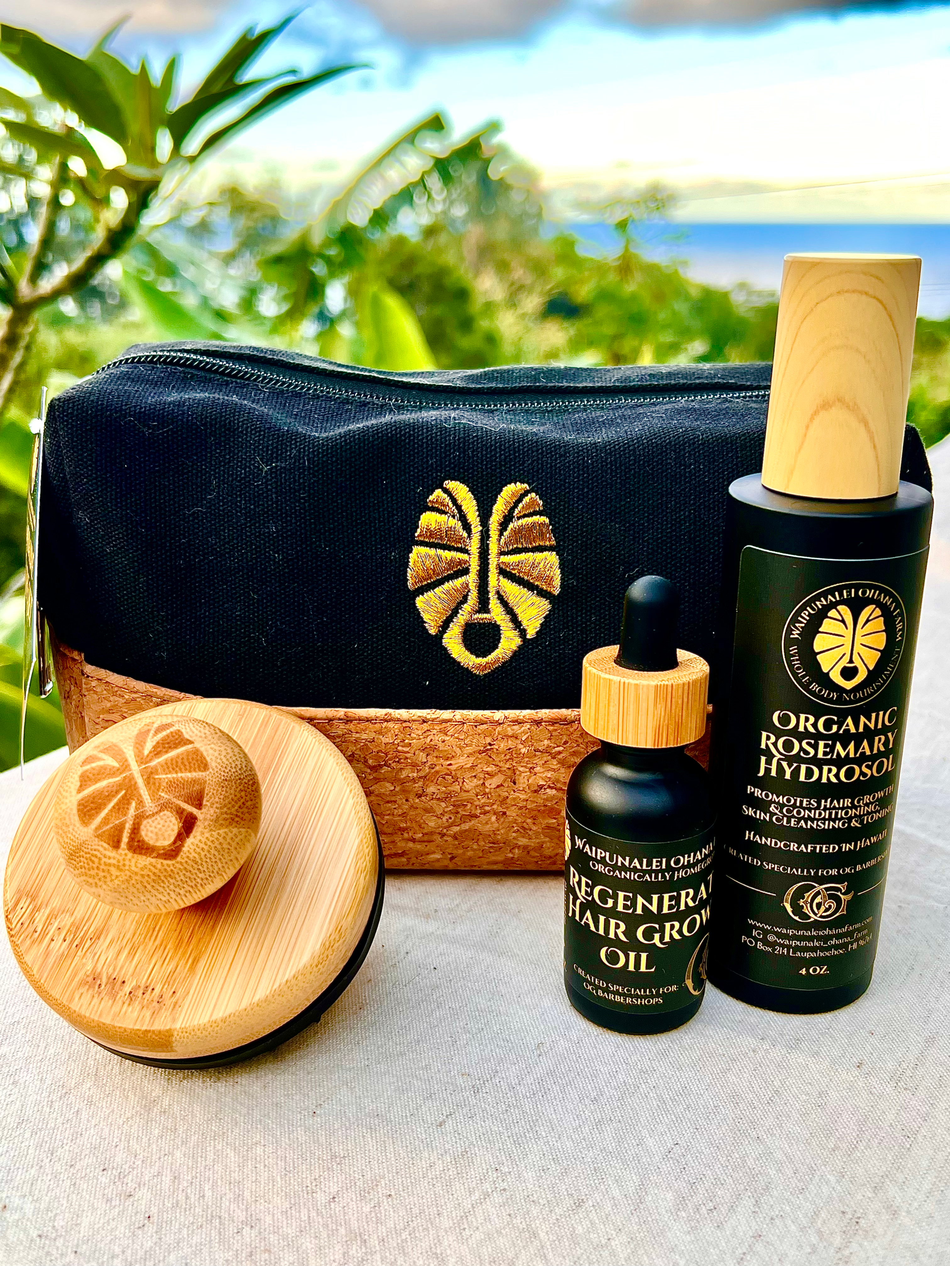 Regenerative Hair Care Set in Black