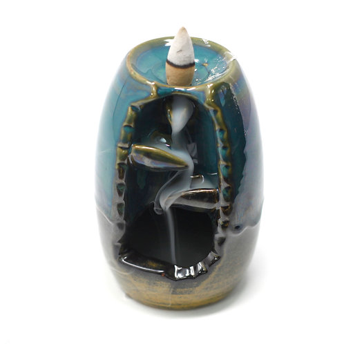 Vase and Waterfall Backflow Incense Burner