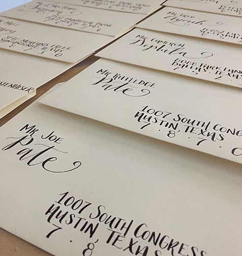 Calligraphy & Addressing Services