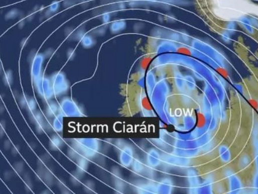 Weather watch: Storm Ciarán