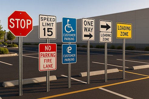 Signs, Posts, Wheelstops.png