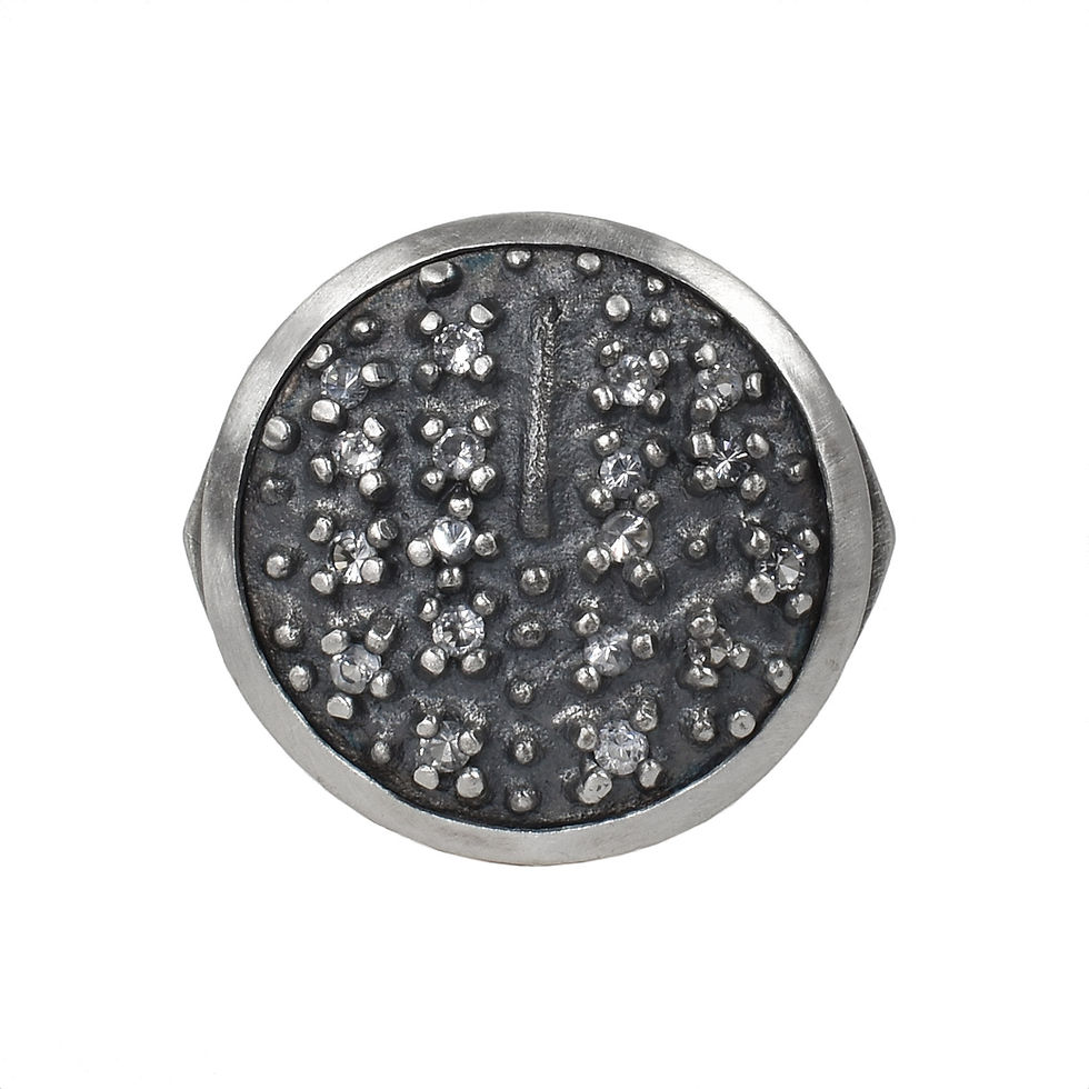 Thumbnail: Sandrine B. Jewelry Ethiopian Shield Ring