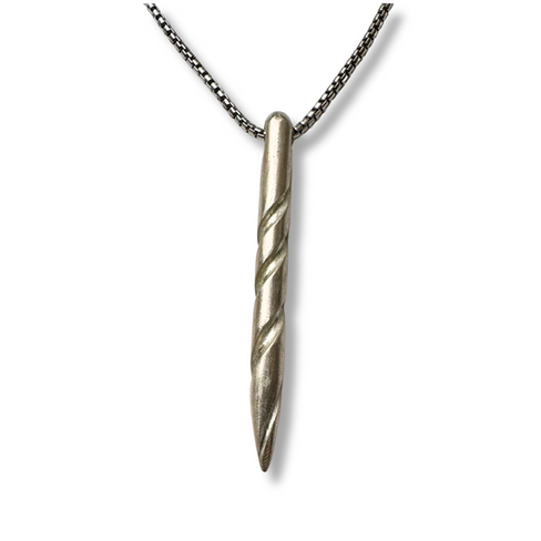 Wave necklace in silver