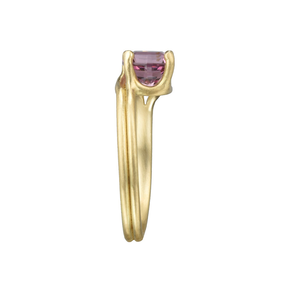 Thumbnail: Sandrine B. Jewelry Rhodolite Garnet Ring