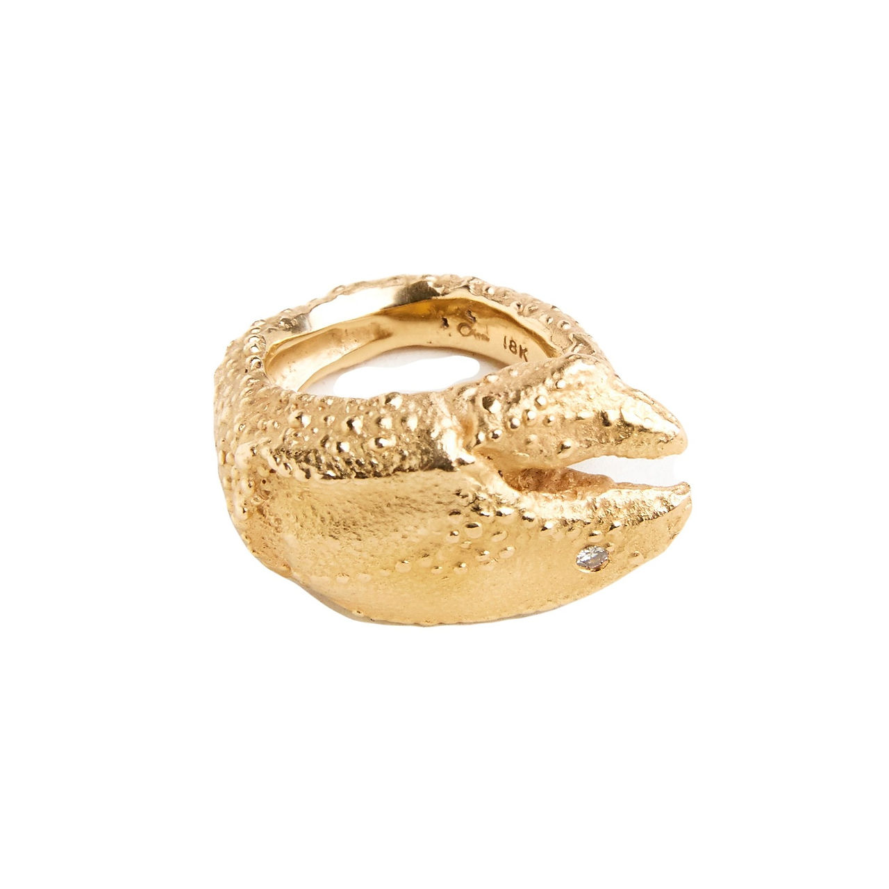 Laura Caspi Gold Lobster Ring
