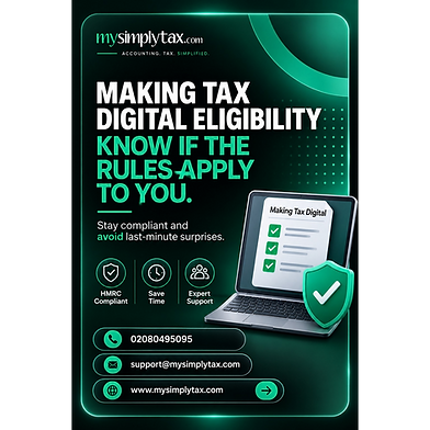 Mysimplytax Making Tax Digital support for Sole Traders and landlords