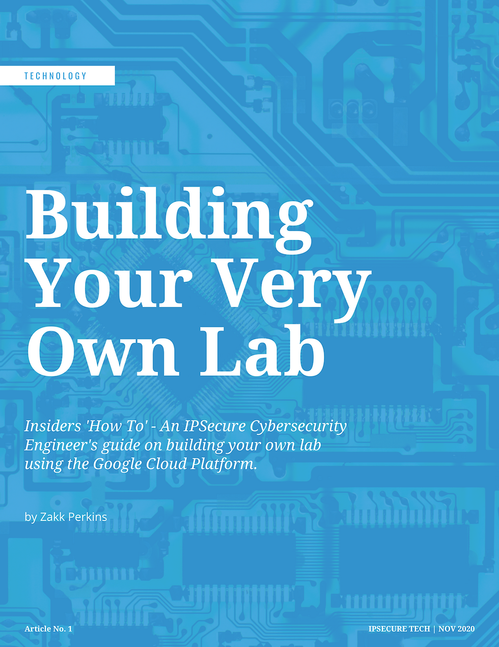The Beginnings of a Domain on the Google Cloud Platform    by Zakk Perkins