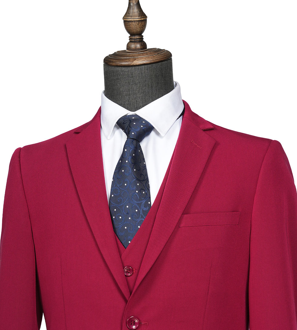 Thumbnail: Bordeaux Slim-Fit
