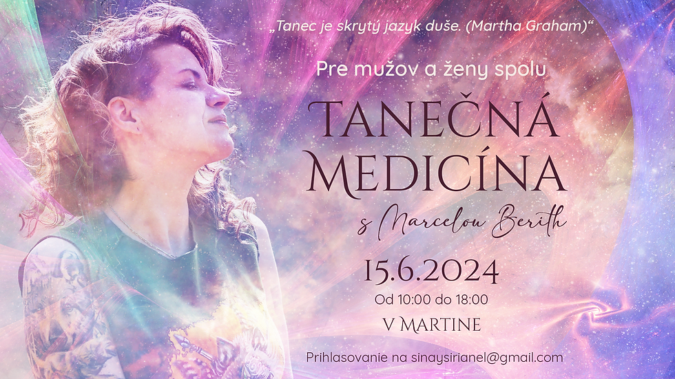 Tanečná medicína s Marcelou Berith v Martine