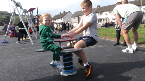 children playing