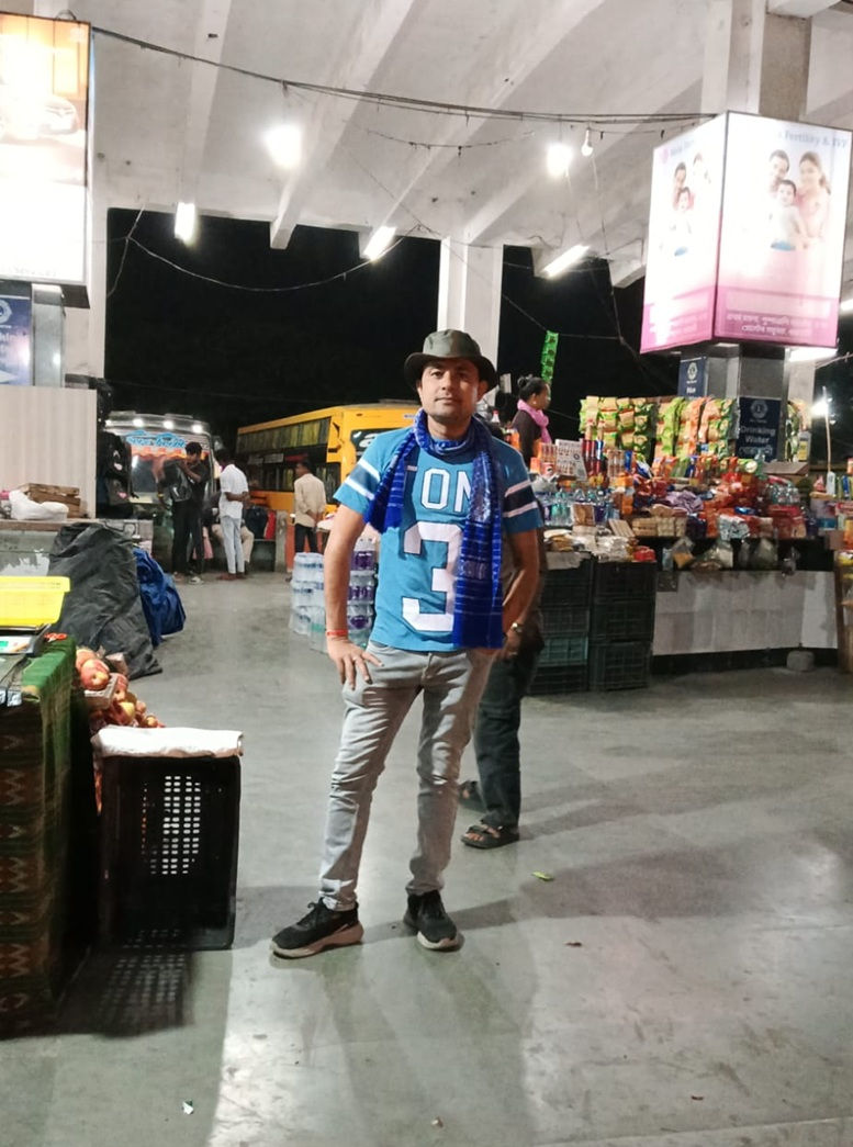Rup Kowar Deori at ISBT Guwahati