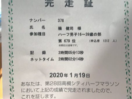 高槻シティハーフマラソン(後半)
