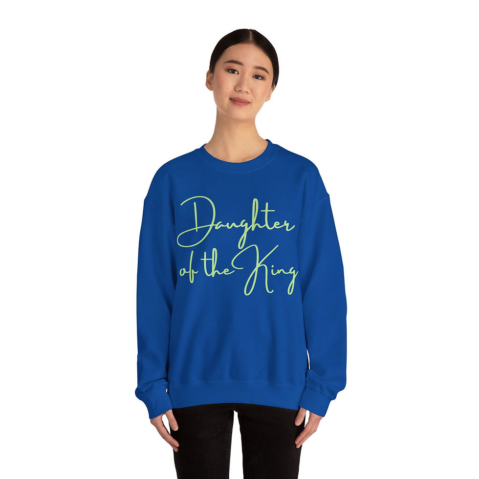 Thumbnail: Daughter of the King - Women's Crewneck Sweatshirt
