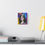 Thumbnail: Crowned Royalty - Purple and Yellow Canvas (Wavy Hair)