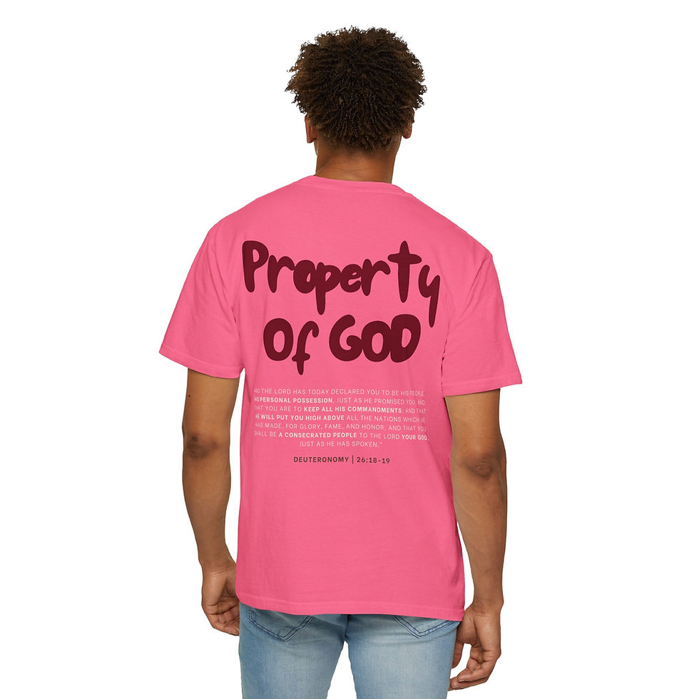 Thumbnail: Property of God - Men's Heavy T-Shirt