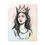 Thumbnail: Crowned Royalty - Pink and Blue Canvas (Straight Hair)