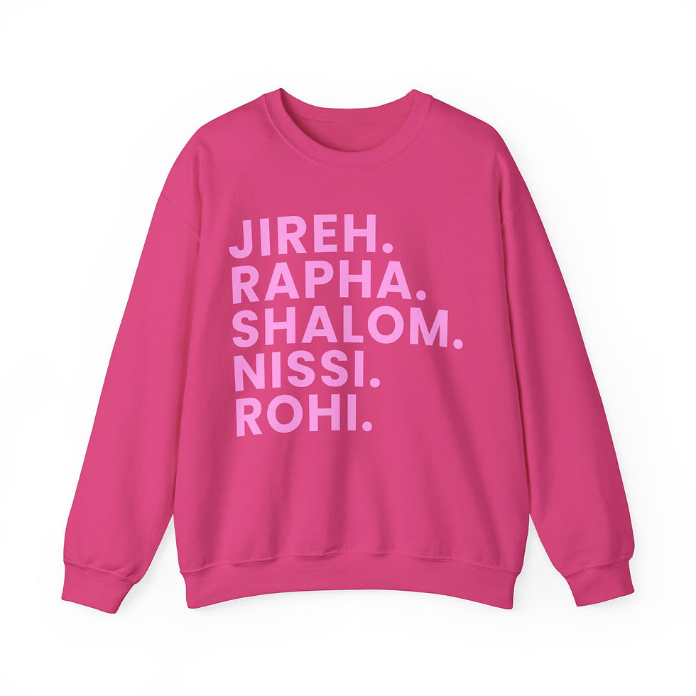 Thumbnail: The Names of God - Women's Crewneck Sweatshirt