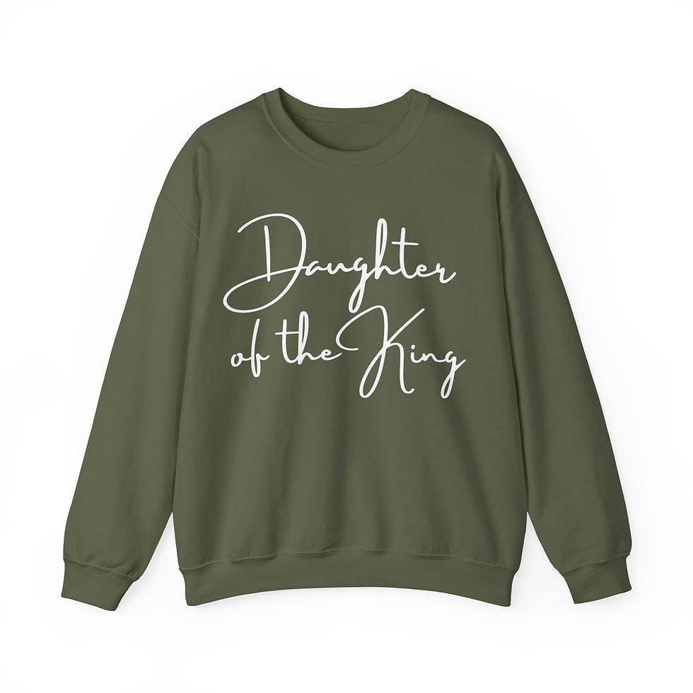 Thumbnail: Daughter of the King - Women's Crewneck Sweatshirt