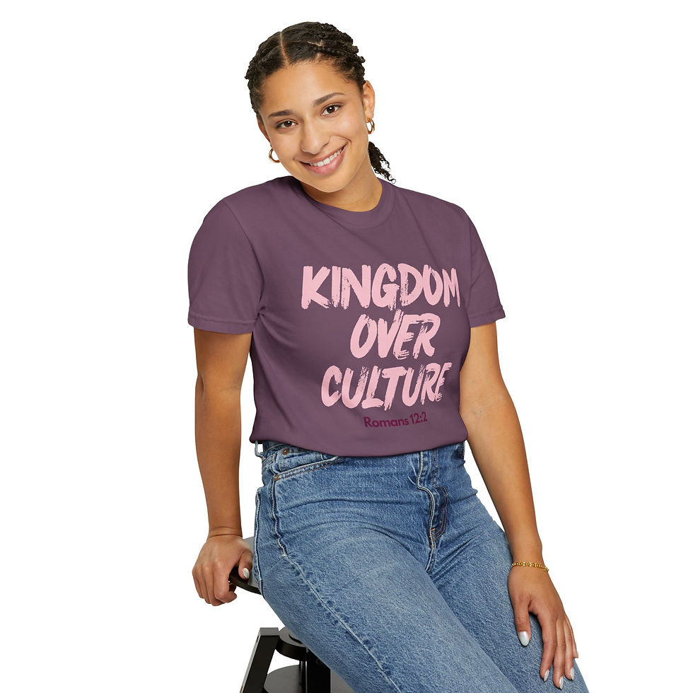 Thumbnail: Kingdom Over Culture - Women's Heavy T-Shirt