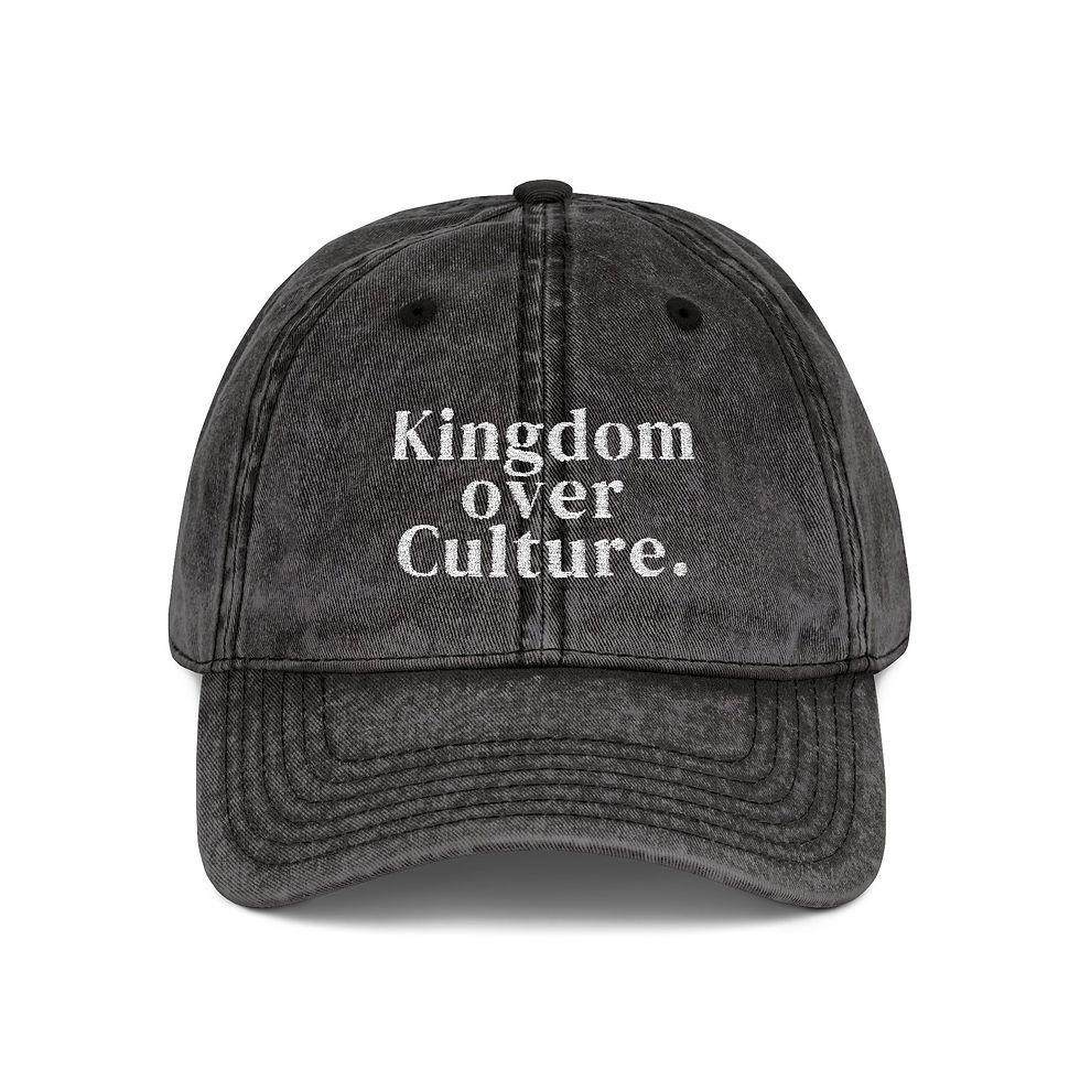 Thumbnail: Kingdom over Culture - Vintage Embroidered Cap
