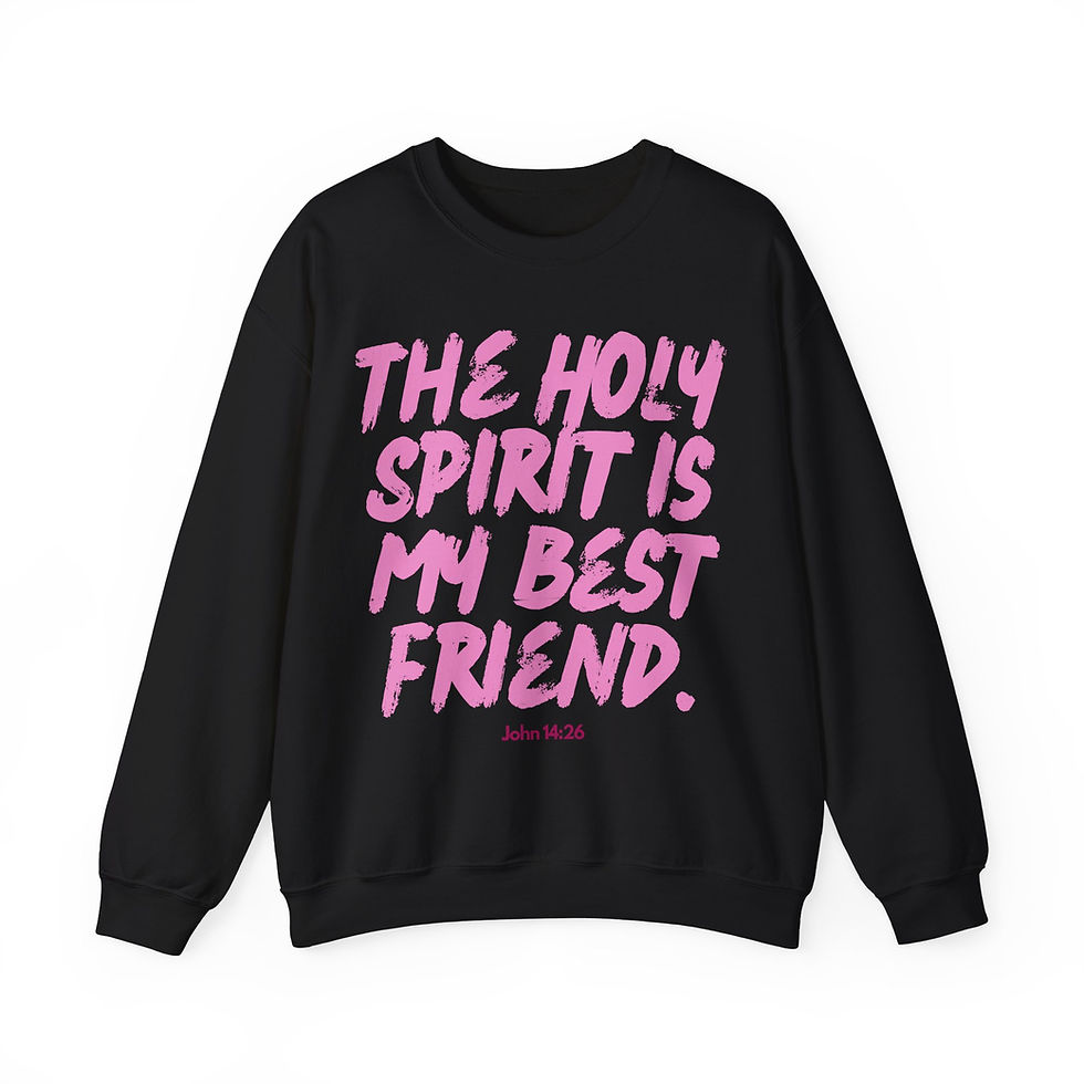 Thumbnail: The Holy Spirit is My Best Friend - Women's Crewneck Sweatshirt