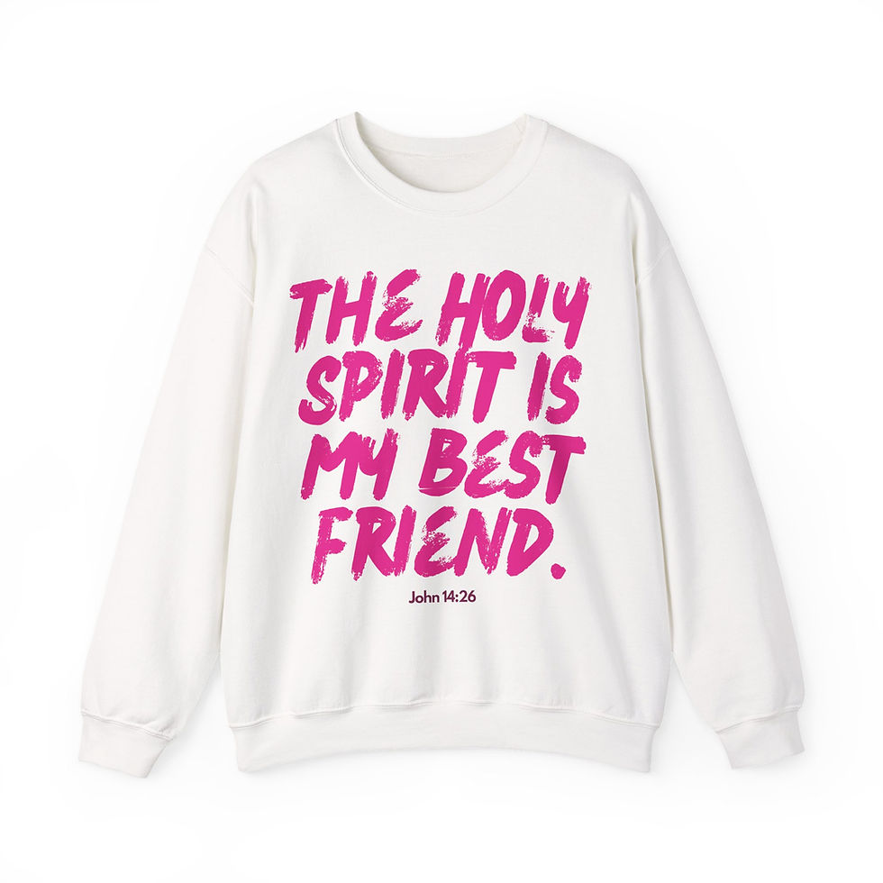 Thumbnail: The Holy Spirit is My Best Friend - Women's Crewneck Sweatshirt