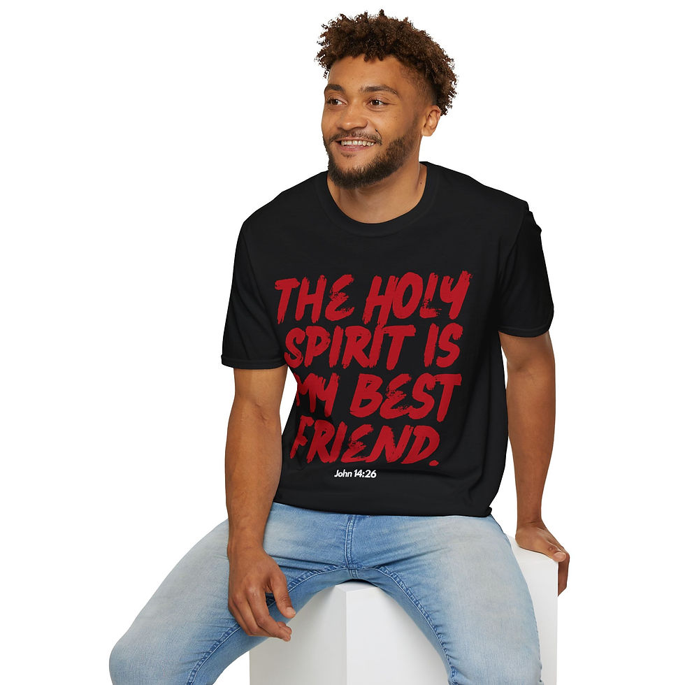 Thumbnail: The Holy Spirit is My Best Friend - Men's Softstyle T-Shirt