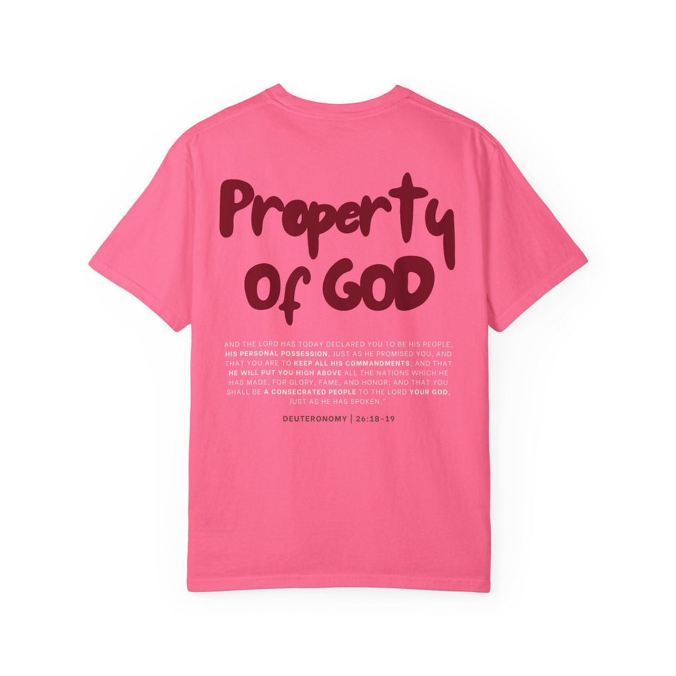 Thumbnail: Property of God - Women's Heavy T-Shirt