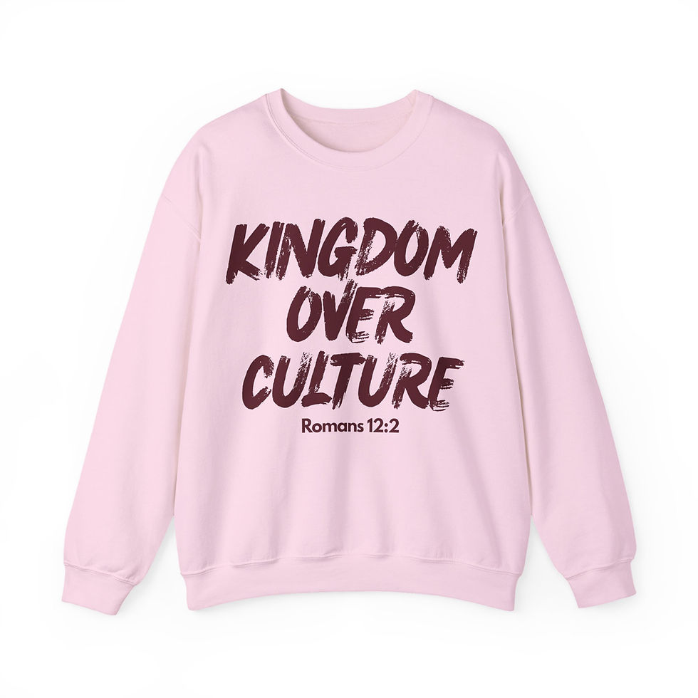 Thumbnail: Kingdom Over Culture - Women's Crewneck Sweatshirt