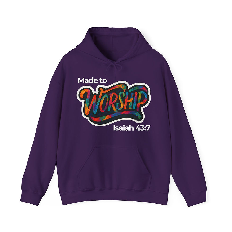 Thumbnail: Made to Worship - Women's Heavy Blend Hooded Sweatshirt