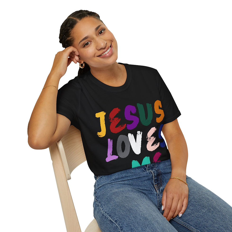Thumbnail: Jesus Loves Me - Women's Softstyle T-Shirt