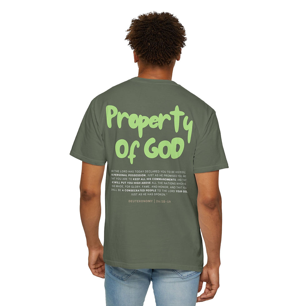 Thumbnail: Property of God - Men's Heavy T-Shirt
