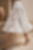 White lace midi skirt from our wholesale bottomwear selection