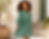 young girl african american in our printed dress