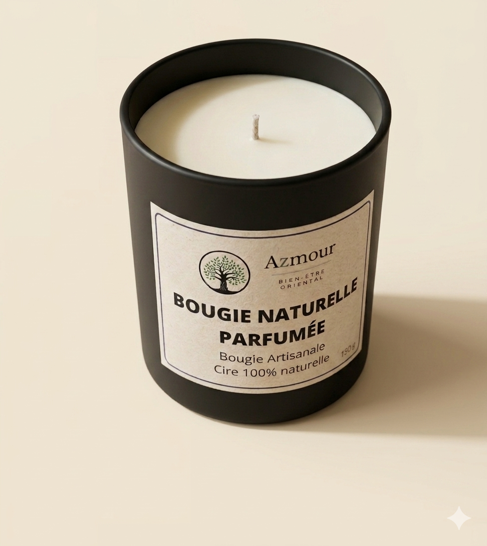 Miniature : Bougie parfumée naturelle au jasmin